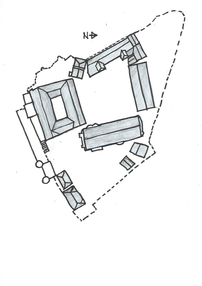 Stirling Castle Outline Map Orig 